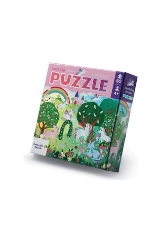 Crocodile Creek Puzzle 60 Parça Işıldayan Unicorn
