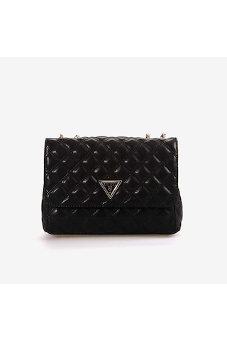 Guess Giully Kapitoneli Çapraz Çanta Hwqg8748200 Siyah