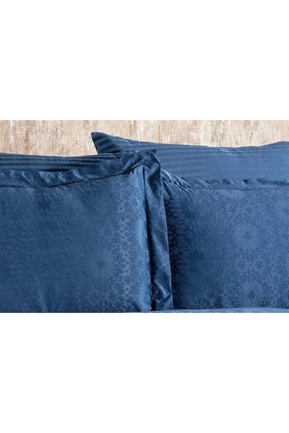 Jardin Bambu Jakar Kumaş Indigo Ikili Oksford 60x80cm Yastık Kılıfı-1351 Çok Renkli