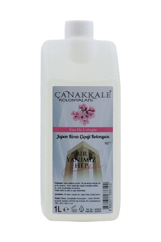 Çanakkale Kolonyaları Japon Kiraz Çiçeği Kolonyası 2 x 1 L