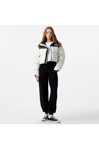 The North Face Nuptse Kadın Beyaz Ceket Düz Nf0a5ggerou1