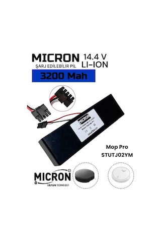 Xiaomi Vacuum Mop Pro Stytj02ym Uyumlu 14.4v 3200 Mah Robot Süpür