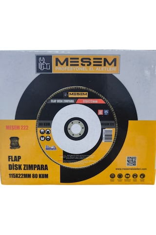 Meşem 10'lu Flap Disk Zımpara 115 X 22 Mm 80 Kum Meşem 10'lu Flap Disk Zımpara 115 X 22 Mm 80 Kum
