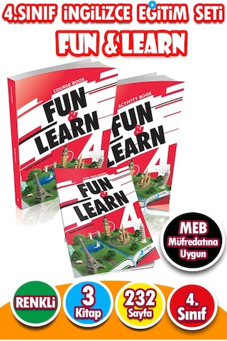 4. Sınıf İngilizce Eğitim Seti Fun & Learn