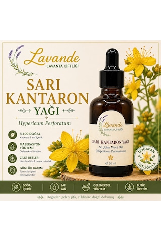 Lavande Lavanta Çiftliği Sarı Kantaron Yağı 50 ML