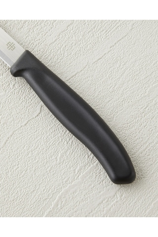 English Home Silent Slash Paslanmaz Çelik 6'lı Bıçak 9 Cm Siyah Siyah