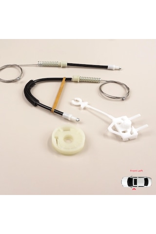 Alfa Romeo 156 932 1996-2007 4/5 Kapı İçin Ön Sol Cam Kriko Seti