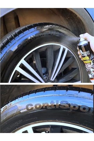 Premium Lastik Parlatıcı Tampon Parlatıcı Koruyucu Aerosol Sprey 500 Ml