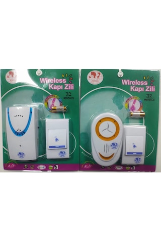 Kapı Zili Kablosuz Uzaktan Kumandalı Kapı Zili 100 Metre 1 Ad