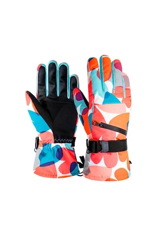 Ultralight Su Geçirmez Unisex Dokunmatik Kayak Snowboard Eldiveni Çok Renkli