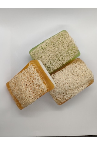 Doğal Kabak Lifli Ballı Eşek Sütü + Keçi Sütü + Aloe Vera 3'lü Sa