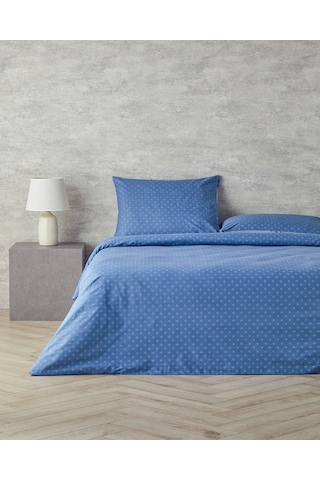 Etamine Line Pamuklu Ranforce King Size Nevresim Seti 240x220 Cm Mavi MAVI Mavi