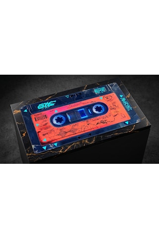 Oryn Cassette / Edition 90x40cm Gaming Mousepad - 3mm Kalınlık Turuncu