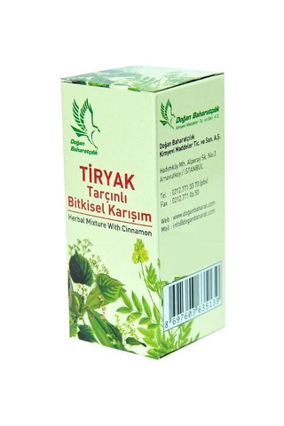 Doğan Baharatçılık Tiryak Tarçınlı Bitkisel Karışım 50 ML
