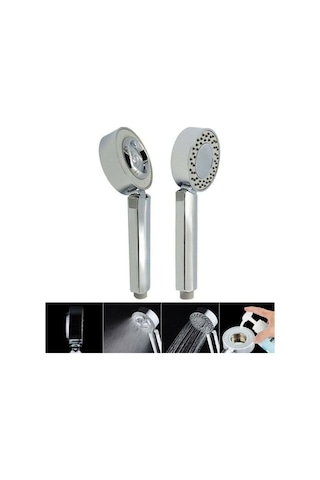 Yayke Çift Taraflı Şampuanlı 3 Fonksiyonlu Duş Başlığı