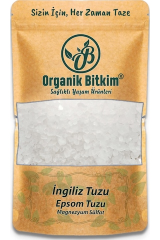Organik Bitkim İngiliz Tuzu Epsom Tuzu 200 G