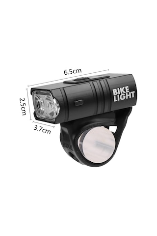 X-Tiger 2T6 Led 1200 Mah Su Geçirmez Far Bisiklet Feneri Siyah