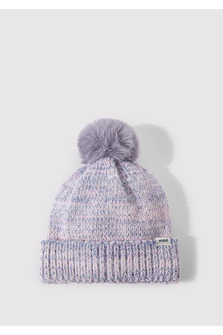 Mavi - Ponponlu Lila Bere 1912799-34525 Lila