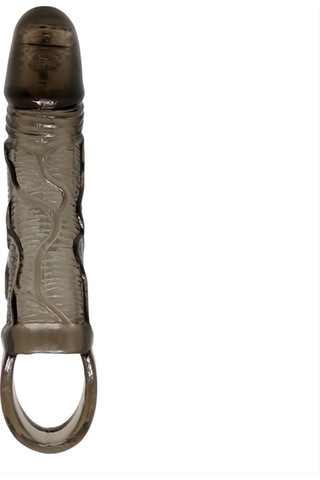 Morgece 3 Cm Dolgu Uzatmalı Titreşimli Zenci Penis Kılıfı