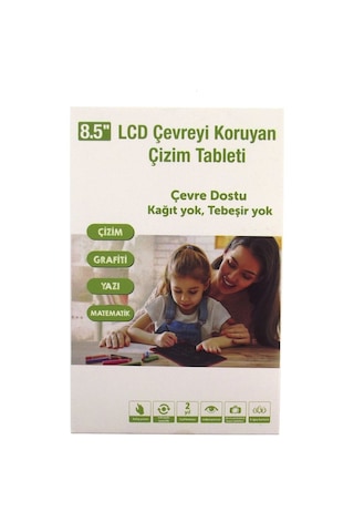 8,5 Inch Lcd Kırmızı Yazı Tahtası Diğer