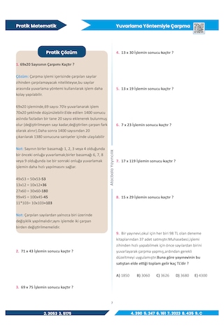 Pratik Matematik 77 Pratik Taktik Tyt-dgs-kpss-ales-ags-lgs Atacbala Yayıncılık