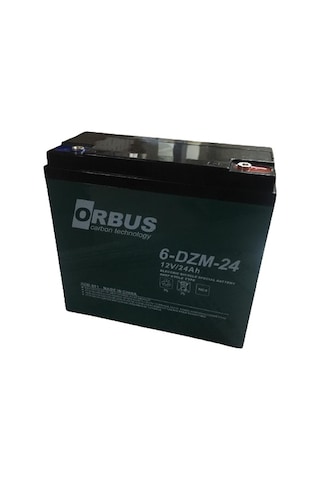 Orbus 12v 24ah Dik Elektrikli Bisiklet Jel Akü