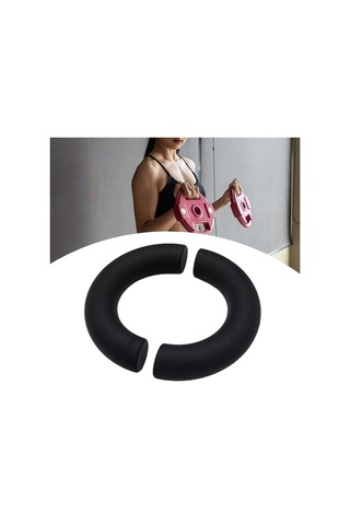 Suntek 2 Adet Yarım Daire Dambıl Kaymaz Taşınabilir Siyah-1kg