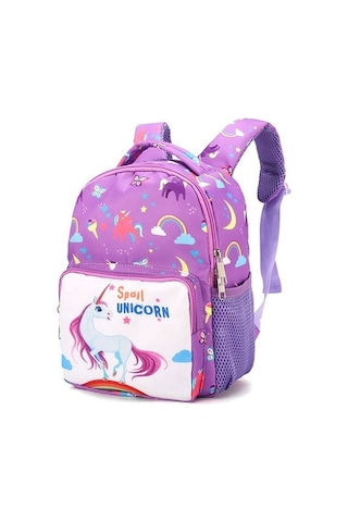 Three Beans Okula Dönüş Çocuklar Anaokulu Sırt Çantası Çocuk Erkek Kız Karikatür Unicorn Sırt Çantası Okul Kitap Çanta Mor 57ıjaz Mor
