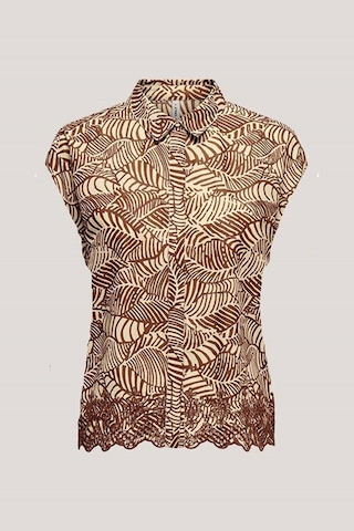 Onllou Lıfe Emb S/s Shırt Ptm Kiremit Renk