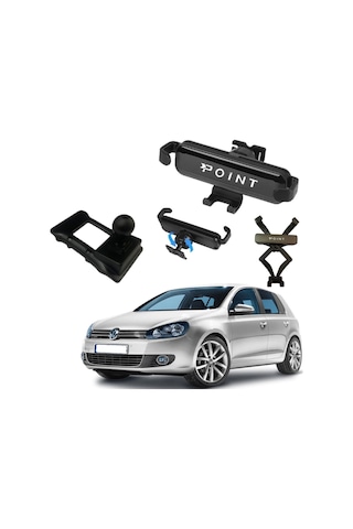 Vw Golf 6 Araca Özel Cep Telefon Tutacağı Robotik Oynar Başlıklı 2009 - 2012 Arası Profesyonel Ürün