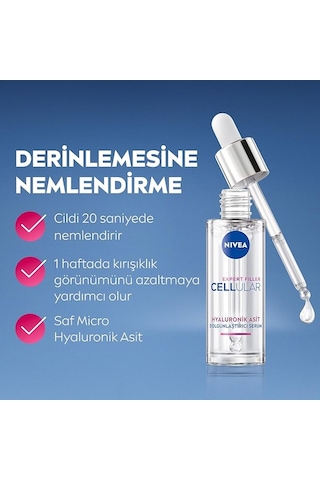 Nıvea Cellular Expert Filler Hyaluronik Asit Dolgunlaştırıcı Serum 30ml