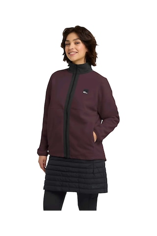 Jack Wolfskın Jack Wolfskin Sumetro Fz Kadın Mor Polar Ceket I0116 Mürdüm