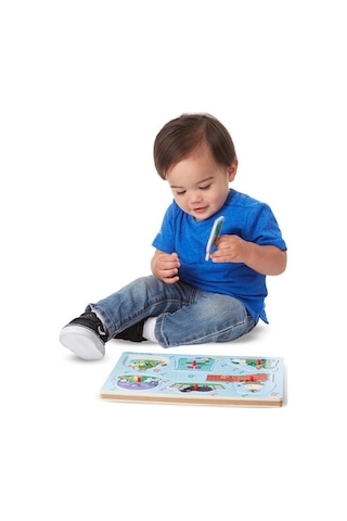 Melissa And Doug Ahşap Sesli Yapboz Ingilizce Çocuk Şarkıları 2