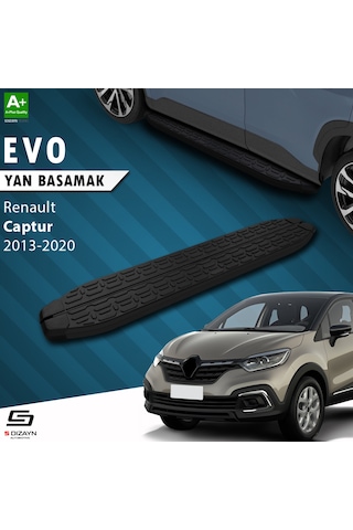 S-dizayn Renault Captur Evo Siyah Yan Basamak 173 Cm 2013-2020