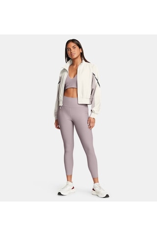 Kadın Ua Unstoppable Crop Ceket 1386479-110 Summit White Black Beyaz - Siyah