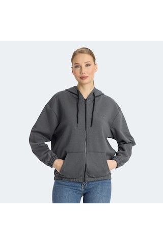 Slazenger KIMBERLEY IN Kadın Sweatshirt Koyu Gri