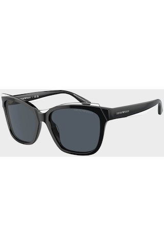 Emporio Armani Bayan Gözlük 0ea4209 605187 54 Parlak Siyah Şeffaf Elmas-koyu Gri