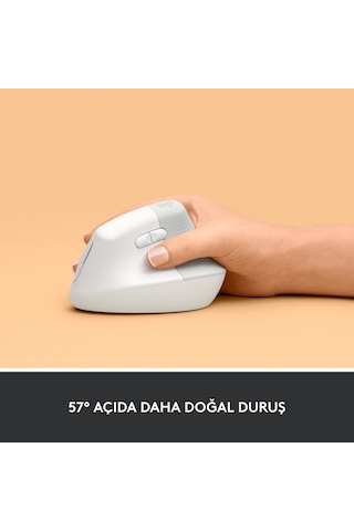 Logitech Lift Sessiz Kablosuz Ergonomik Dikey Mouse