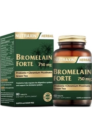 Nutraxin Bromelain Forte 750 Mg 60 Tablet