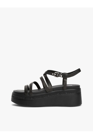 Tommy Hilfiger Kadın Siyah Sandalet En0en02756 Bds