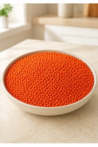 İpek Değirmen Kırmızı Futbol Mercimek 1 KG Yerli Doğal Katkısız Tam Tane Taze