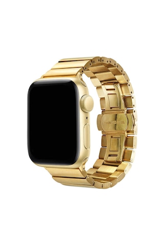 Apple Uyumlu Watch Ultra 49mm Kordon Krd-41 Metal Strap Kayış