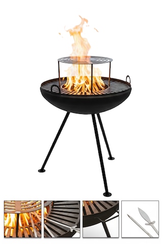 Yarım Dünya Mangal Siyah