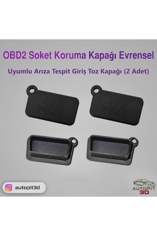 Evrensel Obd-ıı Soket Koruma Kapağı / Obd Teşhis Soketi Kapağı