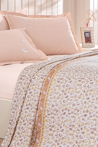 Puffy Perula Çift Kişilik Pike Takımı - Pudra