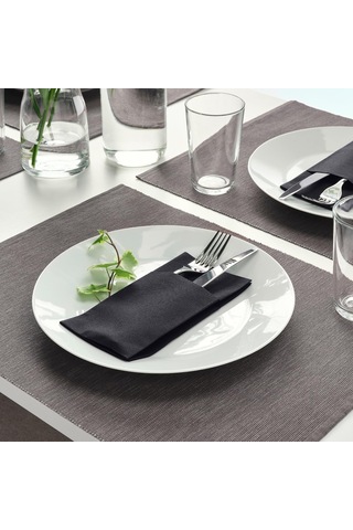 Ikea Mottaga Peçete Siyah 38x38 Cm 80342900 Genel