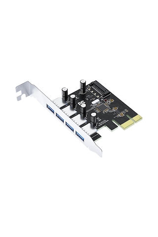 Veggieg Pcı-e Express 4 Portlu Usb 3.0 Hub Çoklayıcı Kart