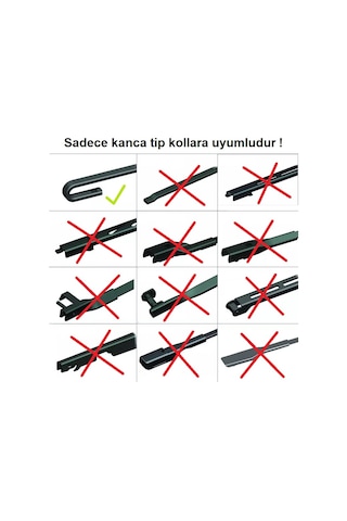 Bosch Eco Telli Silecek 34 40 45 48 50 53 55 60 Cm Adet 55 Cm