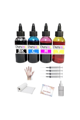 Duruink Brother Dcp-t520w Uyumlu 4x100ml Mürekkep Dolum Seti