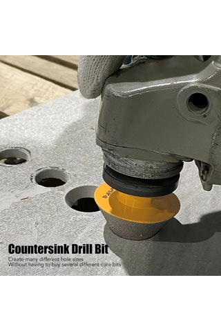 Geeksen Diamant Faseleyici Ucu, Granit Seramik İçin Delik Genişletme Ve Köşe Yumuşatma Aracı, 5/8 İnç-11, 38 Mm